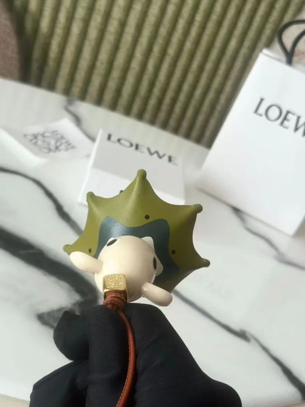 Loewe Mushroom‑Spirit Bag Charm